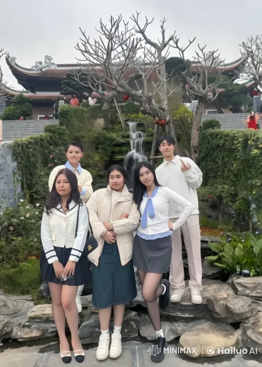 Friends Display Kung Fu Skills in Serene Oriental Setting – AI Generated Video | Hailuo AI