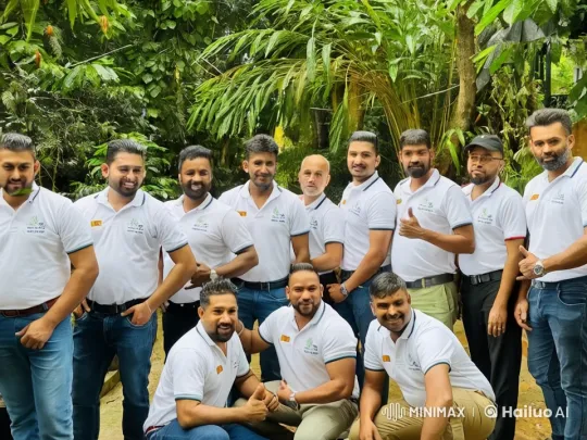 Men in Business Attire Engage in Playful Kung Fu – AI Generated Video | Hailuo AI