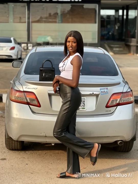 Woman Demonstrates Kung Fu Skills by Toyota Camry – AI Generated Video | Hailuo AI