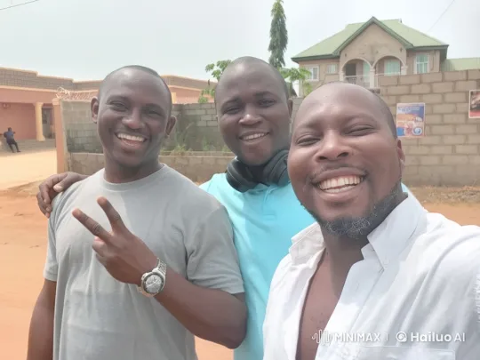 Three Men Practicing Kung-fu in Suburban Setting – AI Generated Video | Hailuo AI