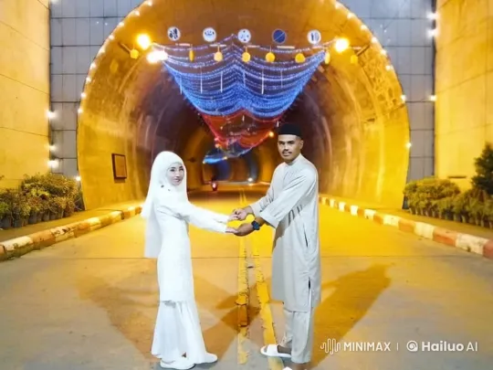 Traditional Attire Couple Showcases Martial Arts Skills – AI Generated Video | Hailuo AI