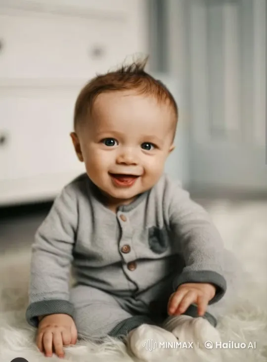 Baby Mimics Kung Fu in Cozy Home Setting – AI Generated Video | Hailuo AI