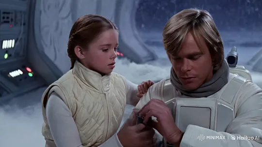 Rebel Alliance Tension on Hoth: Hamill and Fisher's Intimate Moment – AI Generated Video | Hailuo AI