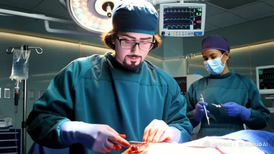 Expert Surgeon Leads High-Stakes Operation Team – AI Generated Video | Hailuo AI