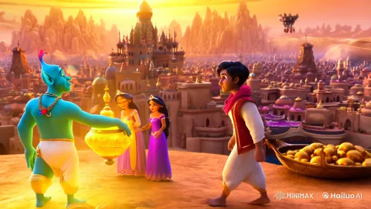 Aladdin Chooses Freedom Over Wealth, Inspiring Love – AI Generated Video | Hailuo AI