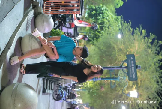 Nighttime Kungfu Duel on Malioboro Street – AI Generated Video | Hailuo AI