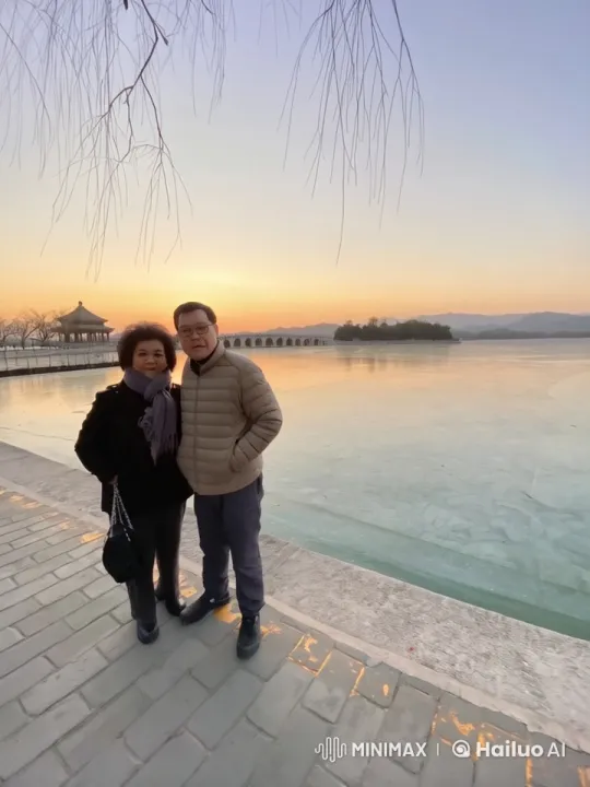 Traditional Kungfu Display by Two Practitioners in Serene Sunset Setting – AI Generated Video | Hailuo AI