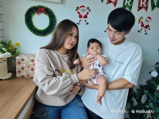 Holiday Family Scene Turns into Martial Arts Showdown – AI Generated Video | Hailuo AI