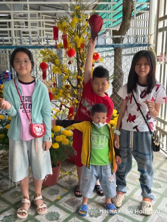 Children Celebrate with Energetic Martial Arts in Festive Setting – AI Generated Video | Hailuo AI