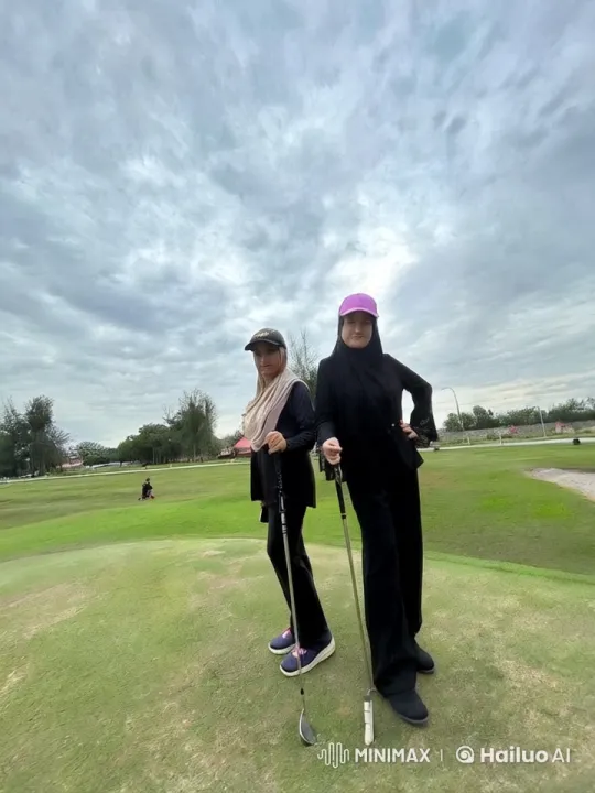 Golfers Await Helicopter Evacuation on Cloudy Course – AI Generated Video | Hailuo AI