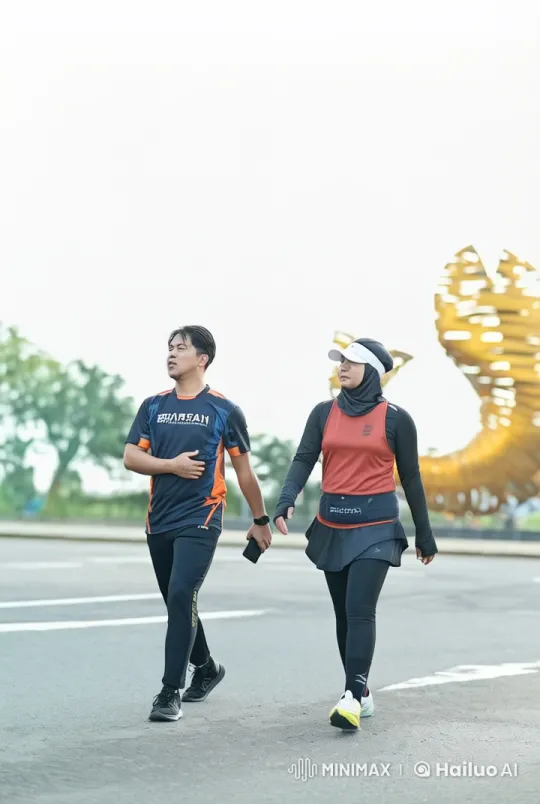 Live2D Martial Arts Display by Athletes in Scenic Outdoor Setting – AI Generated Video | Hailuo AI