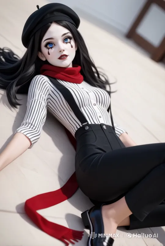Chic Individual Reclining in Live2D Animation – AI Generated Video | Hailuo AI