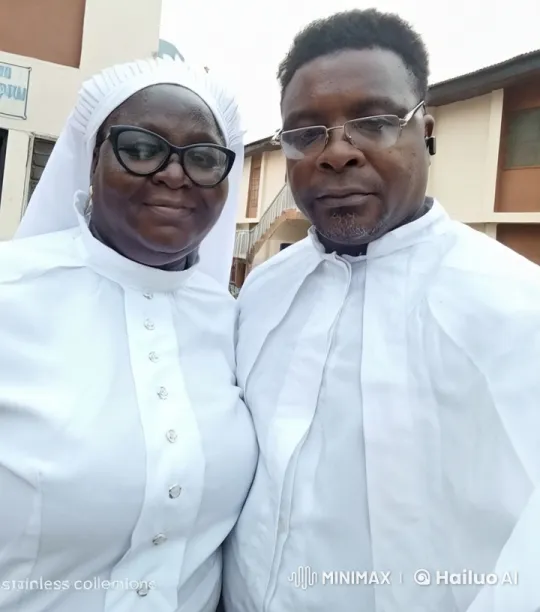 Couple in White Attire Shares Affectionate Moment – AI Generated Video | Hailuo AI