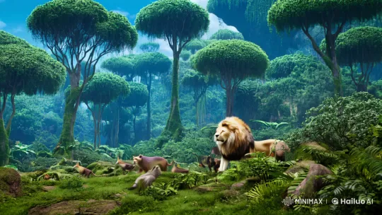 Lion's Pride: Jungle's Cycle of Power and Survival – AI Generated Video | Hailuo AI