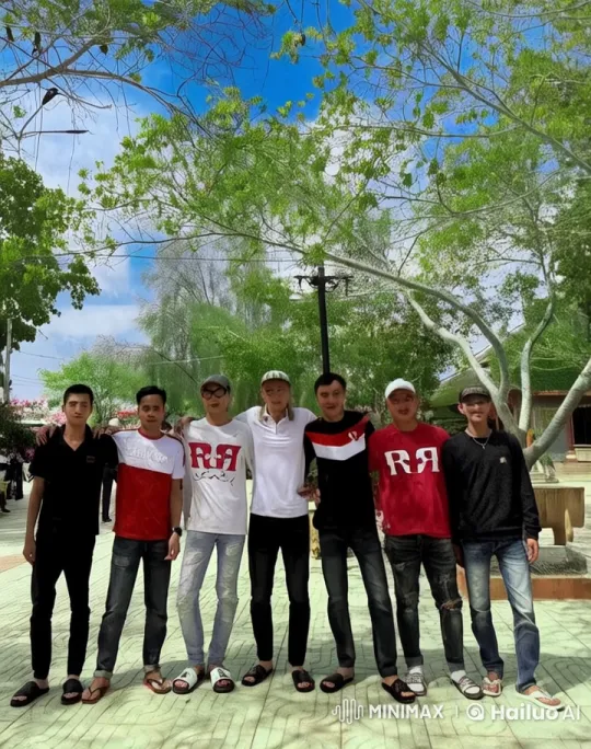 Friends Displaying Kung Fu Skills in Sunny Outdoor Setting – AI Generated Video | Hailuo AI