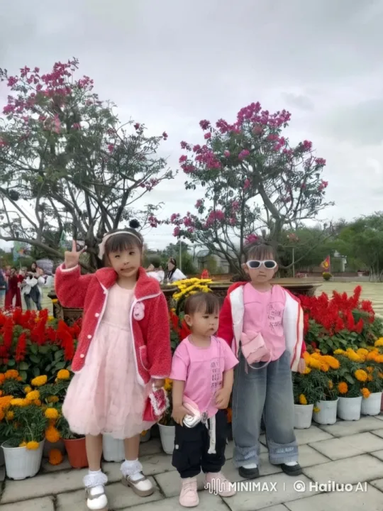 Children Practicing Kung Fu in a Colorful Garden – AI Generated Video | Hailuo AI