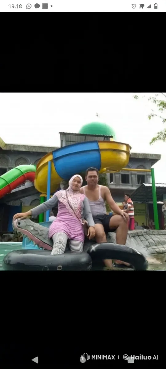 Playful Kungfu Sparring at Water Park – AI Generated Video | Hailuo AI