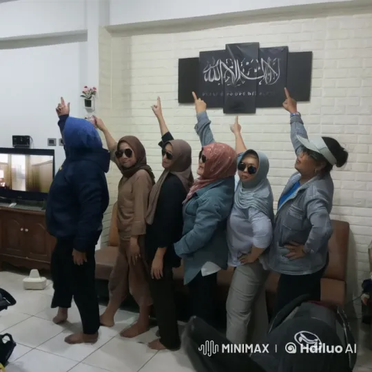 Kungfu Practicing Women in Living Room Setting – AI Generated Video | Hailuo AI