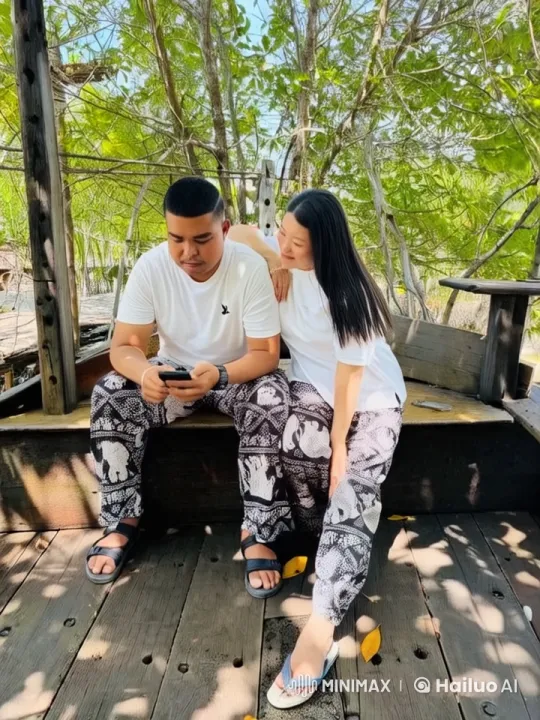 Live2D Animated Kung Fu Duo in Serene Setting – AI Generated Video | Hailuo AI