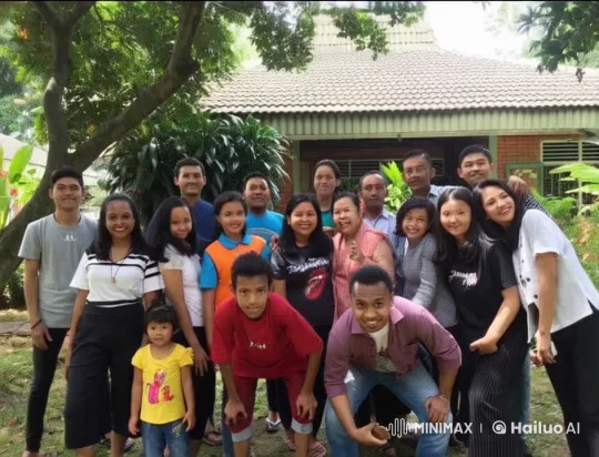 Animated Celebration of Friendship in a Lush Garden Setting – AI Generated Video | Hailuo AI