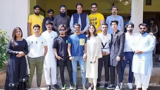 Group of Men and Women in Casual and Traditional Attire – AI Generated Video | Hailuo AI