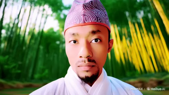 Young Martial Artist Defeats Aliens in Bamboo Forest – AI Generated Video | Hailuo AI