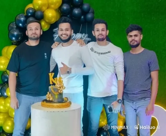 Animated Kungfu Celebration with Young Men – AI Generated Video | Hailuo AI