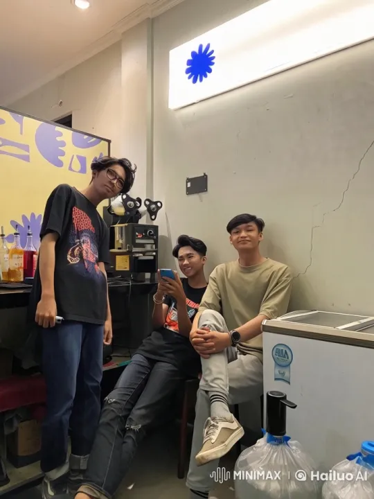 Three Friends in Cozy Room with Martial Arts Performance – AI Generated Video | Hailuo AI