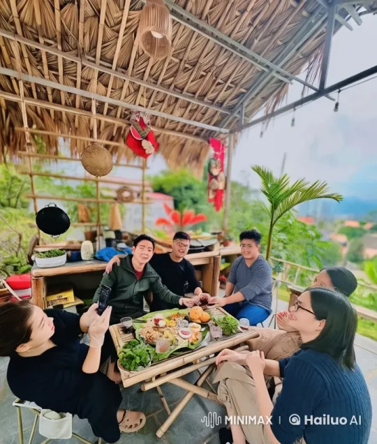 Live2D Animated Scene: Kungfu in a Bamboo-Roofed Setting – AI Generated Video | Hailuo AI