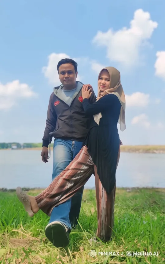 Live2D Animated Martial Arts Duo in Scenic Setting – AI Generated Video | Hailuo AI
