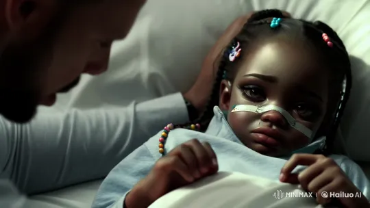 Resilience Amidst Suffering: A Young Girl's Silent Struggle – AI Generated Video | Hailuo AI