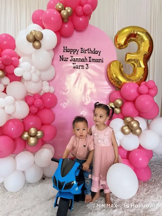 3rd Birthday Celebration with Kungfu Kids in Live2D Setting – AI Generated Video | Hailuo AI