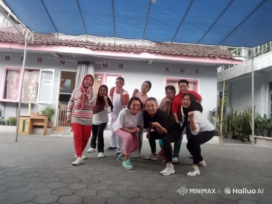 Live2D Kungfu Performance in Courtyard Setting – AI Generated Video | Hailuo AI