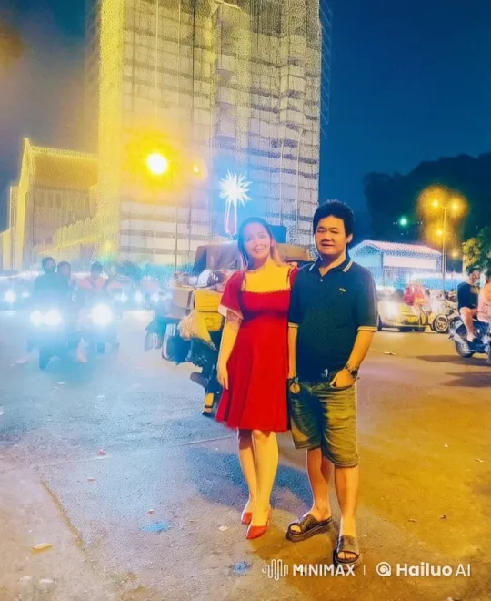 Couple Engages in Dynamic Martial Arts on Vibrant Night Street – AI Generated Video | Hailuo AI