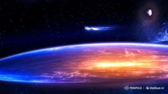 Astronaut's Journey Through Cosmic Beauty and Isolation – AI Generated Video | Hailuo AI