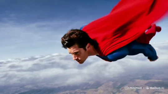 Superman's Dynamic Flight Sequence in Epic Cinematic Style – AI Generated Video | Hailuo AI