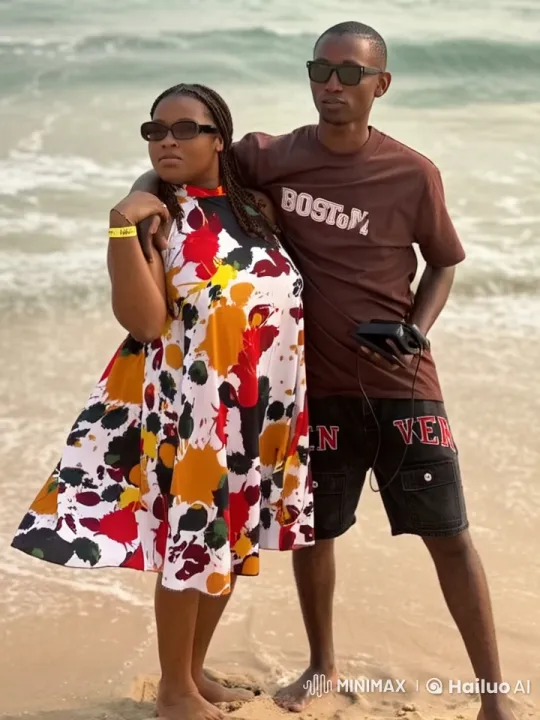 Couple Engages in Playful Kung Fu on the Beach – AI Generated Video | Hailuo AI