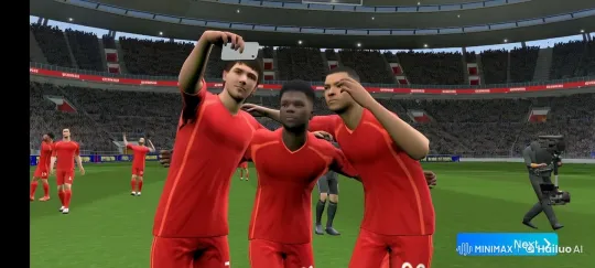 Football Players Celebrate with Martial Arts in Live2D Animation – AI Generated Video | Hailuo AI