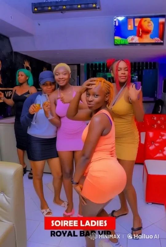 Vibrant Women in Live2D Blend Cheer and Kung-Fu in Nightclub – AI Generated Video | Hailuo AI