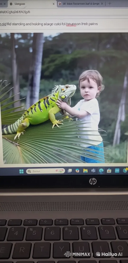Boy and His Large Iguana: A Moment of Friendship – AI Generated Video | Hailuo AI