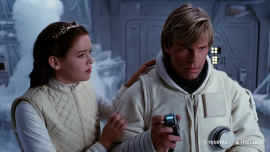 Luke and Leia's Intimate Moment in Hoth Rebel Base – AI Generated Video | Hailuo AI