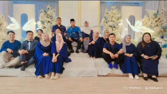 Formal Gathering Transforms into Energetic Kungfu Performance – AI Generated Video | Hailuo AI