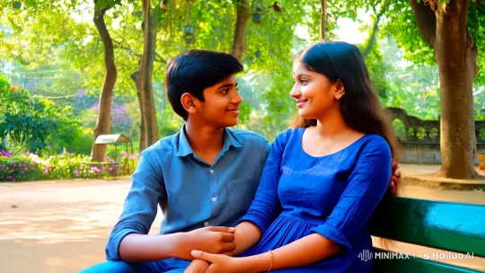 Romantic Afternoon in Kolkata's Park – AI Generated Video | Hailuo AI