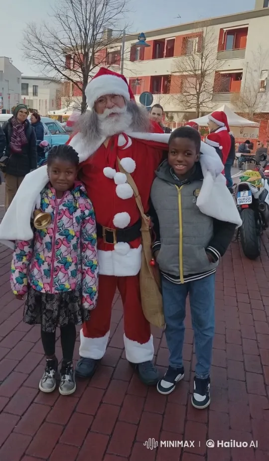 Santa and Kids Spar in Festive Kungfu Display – AI Generated Video | Hailuo AI