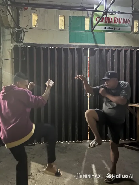 Live2D Animated Kung Fu Sparring Scene – AI Generated Video | Hailuo AI
