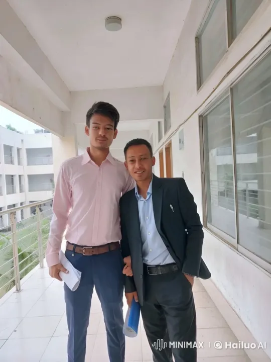 Formal Attire Kung Fu Fight in Office Hallway – AI Generated Video | Hailuo AI