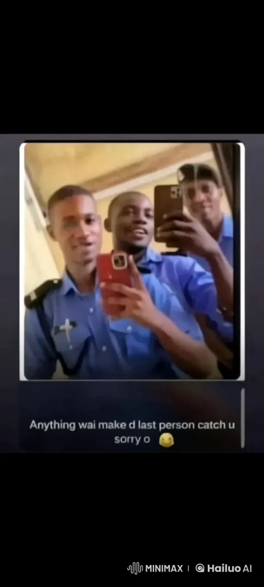 Live2D Animated Video of Three Friends in Blue Uniforms – AI Generated Video | Hailuo AI