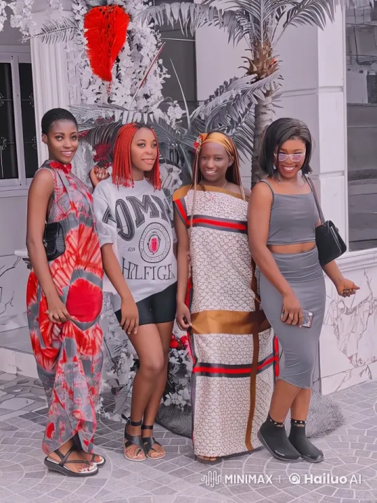 Women in Vibrant Outfits Pose for Photo and Perform Kung Fu – AI Generated Video | Hailuo AI
