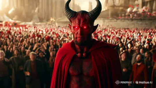Satan's Disguise Unveiled: Gal Gadot's Revelation in Chaotic Celebration – AI Generated Video | Hailuo AI