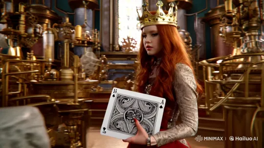 Red-Haired Heir Claims Emerald Sword in Steampunk Royal Chamber – AI Generated Video | Hailuo AI